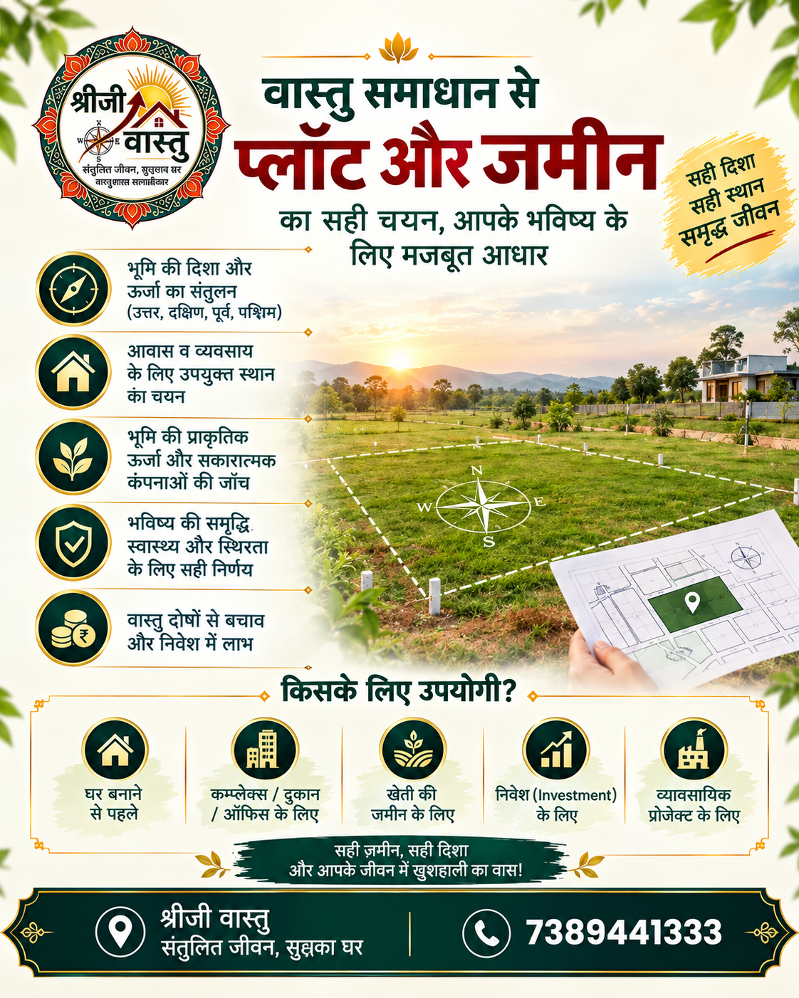 Before You Buy: Essential Vastu Guidance for Land and Plot Selection
