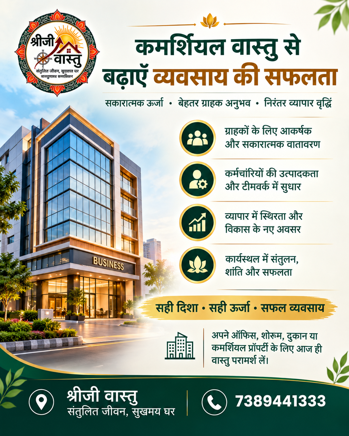 How Commercial Vastu Can Improve Customer Experience and Business Performance